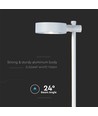 7W pullertlampe LED - 3000K, hvit, IP65