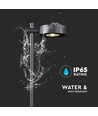 6W LED hagelampe, sort - IP54, 3000K, RA90, inkl. lyskilde