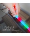Neon Flex 10W/m - Magisk RGB, 24V, 5m Rull