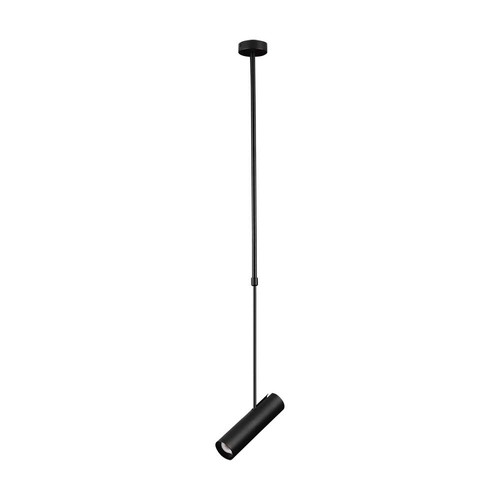 Teleskopisk taklampe med GU10 - svart, aluminium, 83-117cm