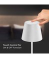 LED 4W lampe - 4400mA, batteri, 3000K, IP54, hvitt hus