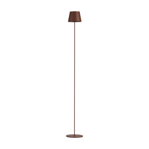 LED-lampe 4W - 4400mA batteri, 3000K, IP54, Cortenfarget hylster