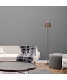 LED-lampe 4W - 4400mA batteri, 3000K, IP54, Cortenfarget hylster