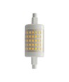 R7S 78mm / 7W LED pære - Erstatter 50W, 700lm, plast, 28mm diameter