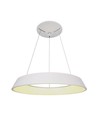 48W LED designer pendel, dimbar - Ø48,5cm, 360 grader, hvit, rund, inkl. lyskilde