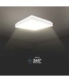 38W Designer LED-taklampe - 4000K, 400x400mm