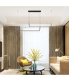 24W LED Hengelampe - Designer, 4000K, Svart