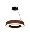 60cm 50W rund LED pendel - 125lm/W, Cortenfarget, Triac dimbar, 4000K, IP20