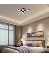 24W designer LED taklampe - Sort, 3000K, Ø45cm, moderne design, inkl. lyskilde
