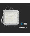 40W LED solcelle lyskaster - IP65, 6400K, inkl. solcellepanel og fjernkontroll