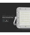40W LED solcelle lyskaster - IP65, 6400K, inkl. solcellepanel og fjernkontroll