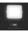 40W LED solcelle lyskaster - IP65, 6400K, inkl. solcellepanel og fjernkontroll