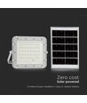 40W LED solcelle lyskaster - IP65, 6400K, inkl. solcellepanel og fjernkontroll