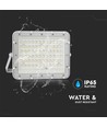120W Solcelle LED lyskaster med 15W panel - 1200lm, IP65, 4000K, inkl. fjernkontroll og 3m kabel