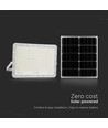 30W Solcelle LED lyskaster - 2600lm, IP65, 6400K, inkl. solpanel og fjernkontroll, utendørs