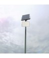 30W Solcelle LED lyskaster med fjernkontroll - 2600lm, IP65, 6400K, inkl. solpanel og batteri