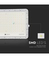 30W Solcelle LED lyskaster med fjernkontroll - 2600lm, IP65, 6400K, inkl. solpanel og batteri