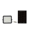6W Solara LED lyskaster med solcelle - IP65, 6400K, inkl. fjernkontroll og solcellepanel