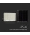 30W LED solcelle lyskaster, 6400K - 2600lm, IP65, inkl. solcellepanel og fjernkontroll, aluminium