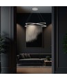 48W LED designer pendel, hvit - Triac dimbar, 800x1200mm, 4000K, IP20
