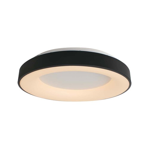 49W LED dekorativ taklampe, dimbar - Ø60cm, 106lm/W, sort, 3000K, Triac dimbar