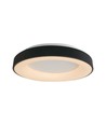 49W LED dekorativ taklampe, dimbar - Ø60cm, 106lm/W, sort, 3000K, Triac dimbar