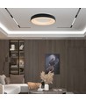 49W LED dekorativ taklampe, dimbar - Ø60cm, 106lm/W, sort, 3000K, Triac dimbar