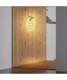 37W Designer LED vegglampe - Gull, Ø35cm, 3940lm, 3000K, IP20