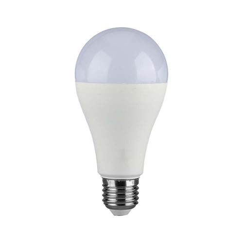 E27 17W LED pære - A65, varm hvit, IP20 innendørs
