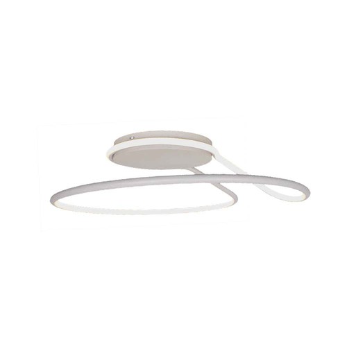 54W LED designer taklampe, dimbar - Ø52cm, hvit, rund, 4000K, Triac dimbar