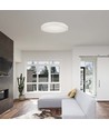 18W LED designer taklampe - Rund, hvit, Ø35cm, 4000K, 1280lm