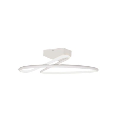 24W LED designer taklampe - Rund, hvit, 2560lm, 4000K, IP20