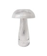 1W oppladbar LED bordlampe - Touch dimbar, 3-i-1 CCT, transparent, Ø16 x 25 cm