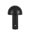 3W oppladbar LED bordlampe, sort - 3-i-1 CCT, dimbar, touch, 5V, 1800mAh batteri