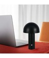 3W oppladbar LED bordlampe, sort - 3-i-1 CCT, dimbar, touch, 5V, 1800mAh batteri