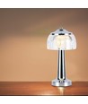 LED bordlampe - 1800mAh batteri, 13,5x26,5cm, 3i1, kromhus