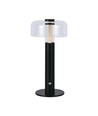 LED Bordlampe - 1800mAh Batteri, Ø150x300, 3000K, Svart Hus