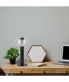 LED Bordlampe - 1800mAh Batteri, Ø150x300, 3000K, Svart Hus