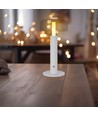 1W LED bordlampe med batteri, hvit - Oppladbar, 3000K, touch dimbar, DC 5V
