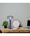 1W oppladbar LED bordlampe - Fiolett, dimbar, 3000K, USB lading, 30cm høy
