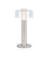 1W oppladbar LED bordlampe, champagne gull - Touch dimbar, USB-C, 3000K, 1800mAh, høyde 30cm