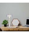 1W oppladbar LED bordlampe, champagne gull - Touch dimbar, USB-C, 3000K, 1800mAh, høyde 30cm
