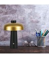 3W oppladbar LED bordlampe - Touch dimbar, 3-i-1 CCT, gull/sort, inkl. USB-kabel
