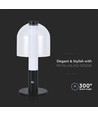 2W LED bordlampe, oppladbar - Touch dimbar, 3-i-1 CCT, sort, USB, inkl. batteri