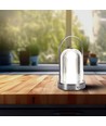 1W oppladbar LED bordlampe, 3-i-1 CCT - Touch dimbar, USB-C, 6-8 timers batteri, antik finish