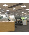 60x60 LED panel, 36W - 110lm/W, 2-i-1 innfelt eller utenpåliggende, hvit kant
