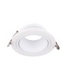 GU10 Downlight Dyp - Rund, hvit, Ø8,75cm, dypt design, blender ikke
