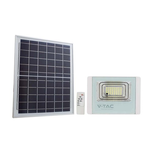 40W LED solcelle lyskaster med solcellepanel - 4000K, IP65, fjernkontroll, utendørs, 3.2V