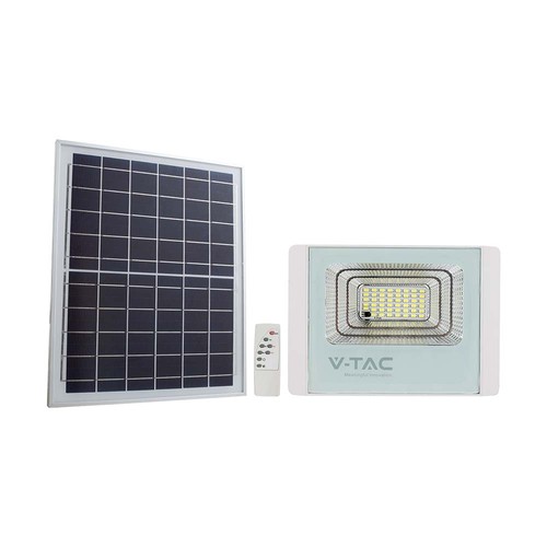 60W LED solcelle lyskaster - 1650lm, IP65, inkl. solcellepanel og fjernkontroll, utendørs