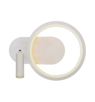 14W LED vegglampe - 3000K, hvit